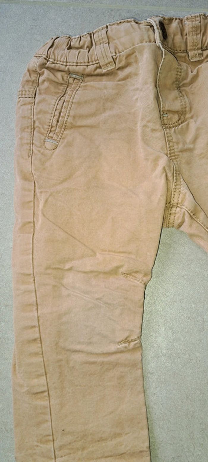 Pantalon beige Obaïbi 18 mois - photo numéro 3