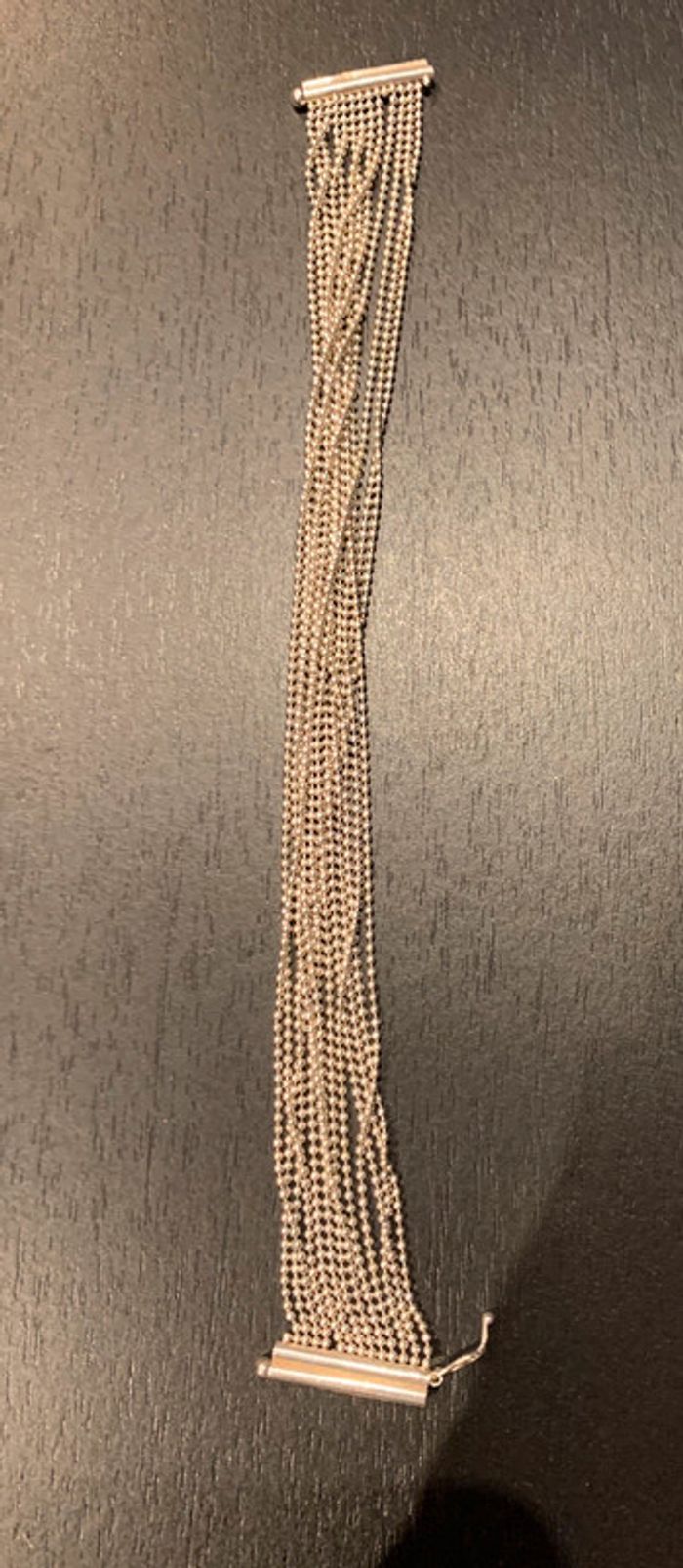 Bracelet argent avec plusieurs chaînettes. - photo numéro 2