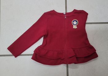 Gilet zippé 23 mois