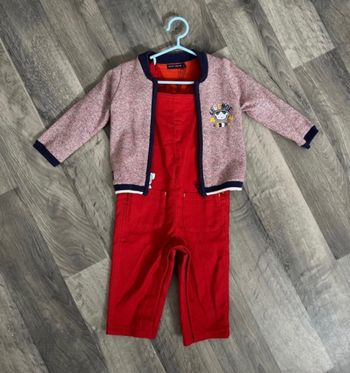 Ensemble salopette + gilet sergent Major