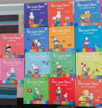 Lot 9 livres Petit Lapin Blanc
