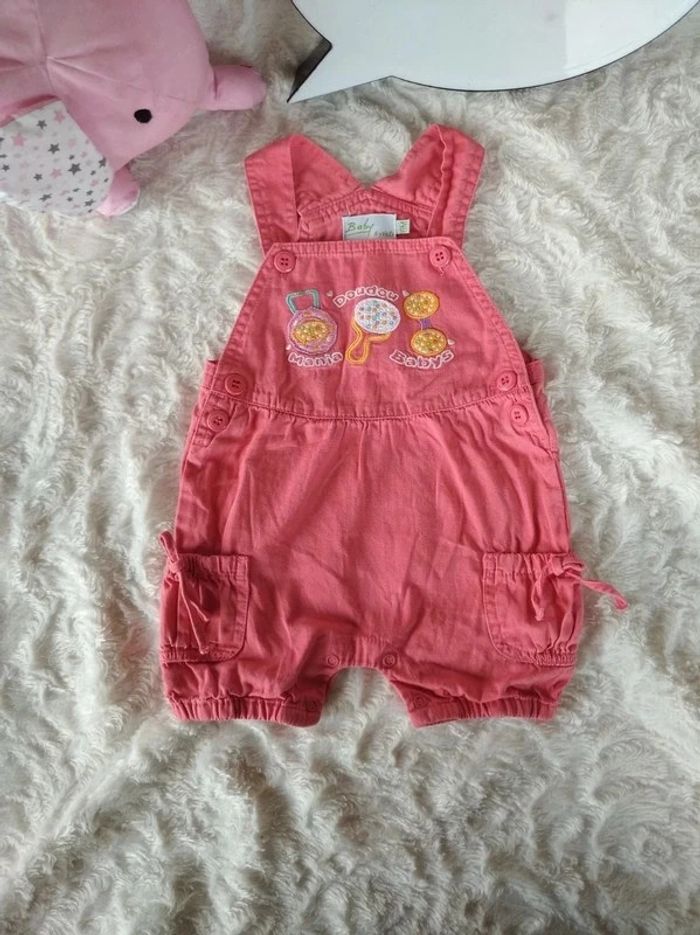 Combinaison barboteuse été Fille 6 mois Baby by Vet 100% coton - photo numéro 2