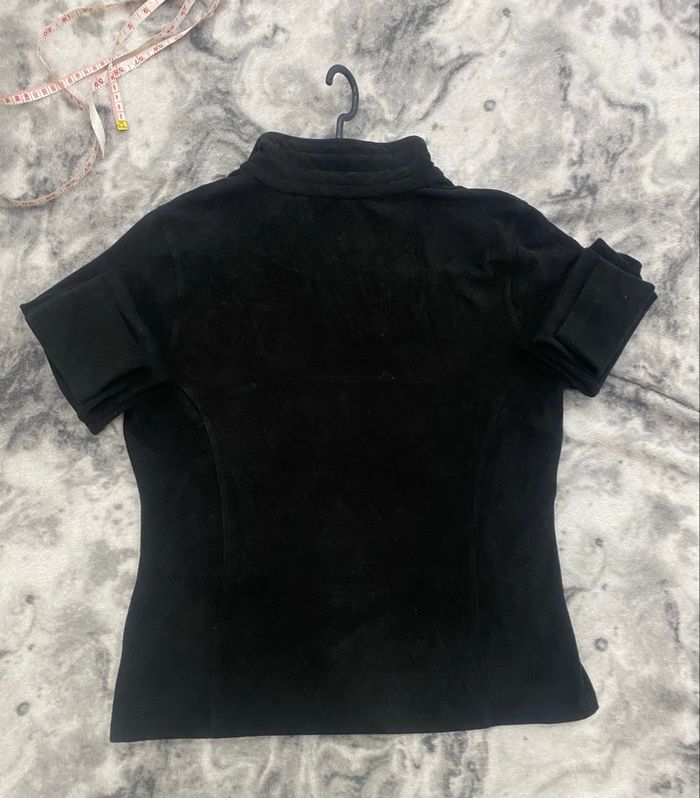 Polaire Tommy Hilfiger Femme M Noir 1/4 Zip – Logo Brodé - photo numéro 3