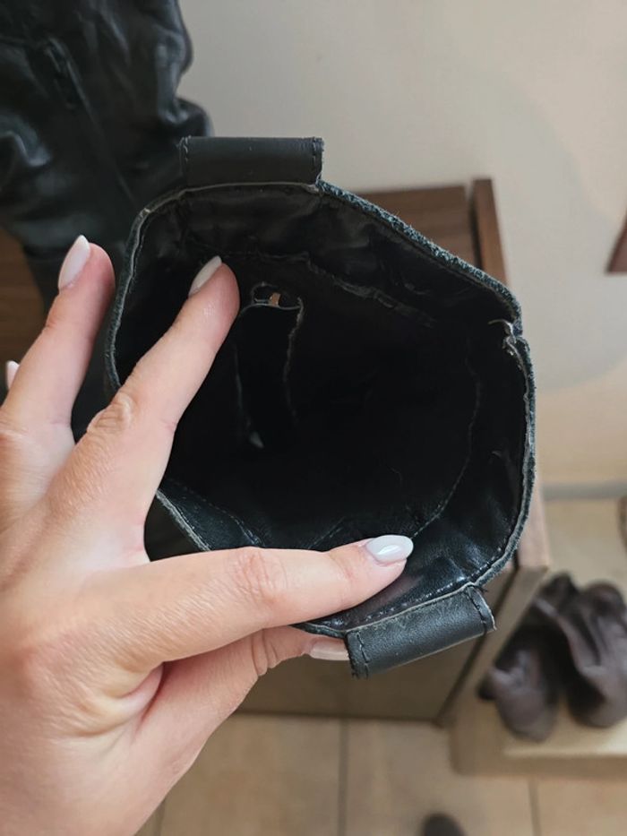 Bottes santiag très bon état noire 37 - photo numéro 7