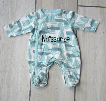 Grenouillere theme poissons