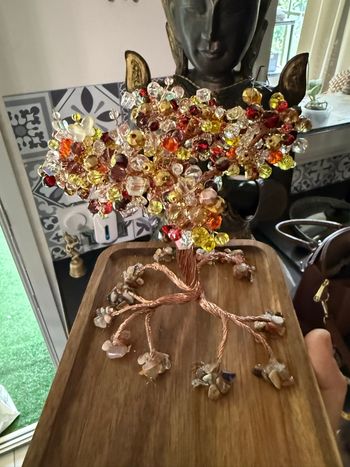 Magnifique, grand arbre de vie, perle en cristal