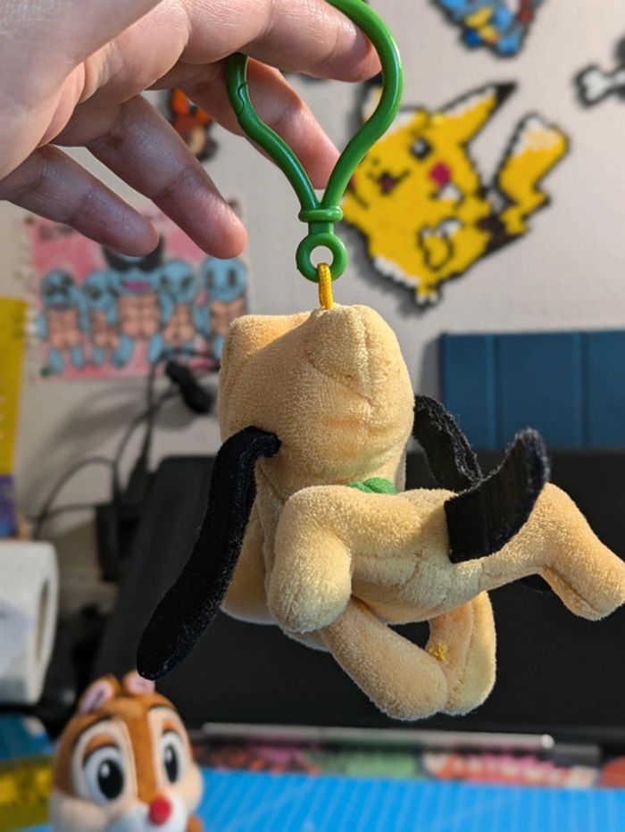 2 porte-clés peluche Disney : Tac et Pluto - photo numéro 6