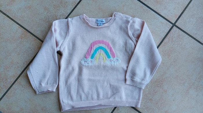 Pull arc-en-ciel 18mois
