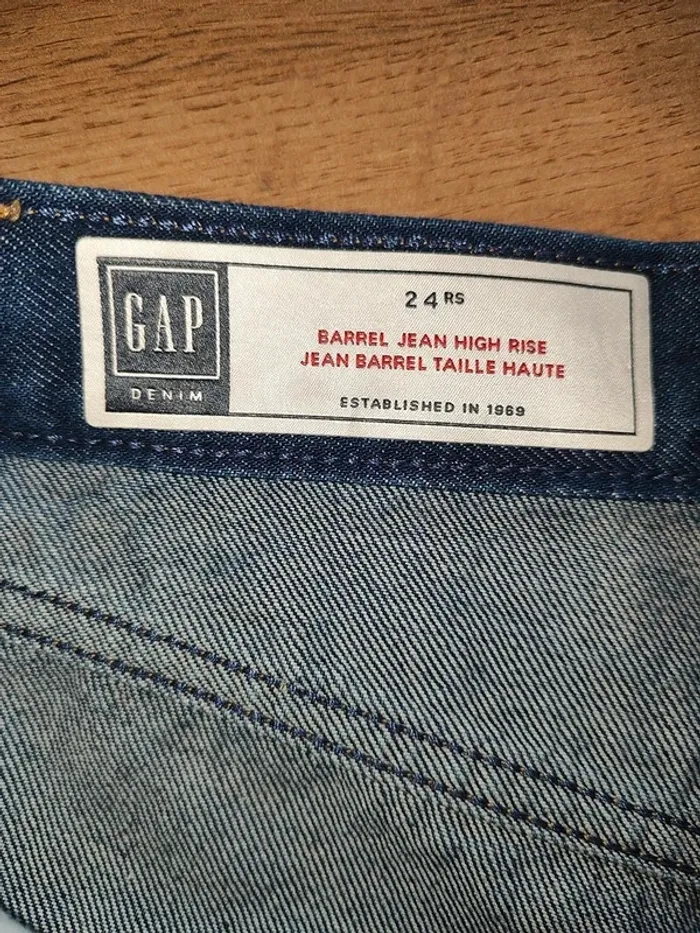 Jeans taille haute GAP bleu Taille S - Le confort d'un basique intemporel ! - photo numéro 5