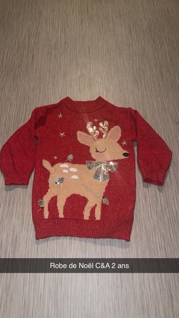 Robe de Noël 2 ans fille