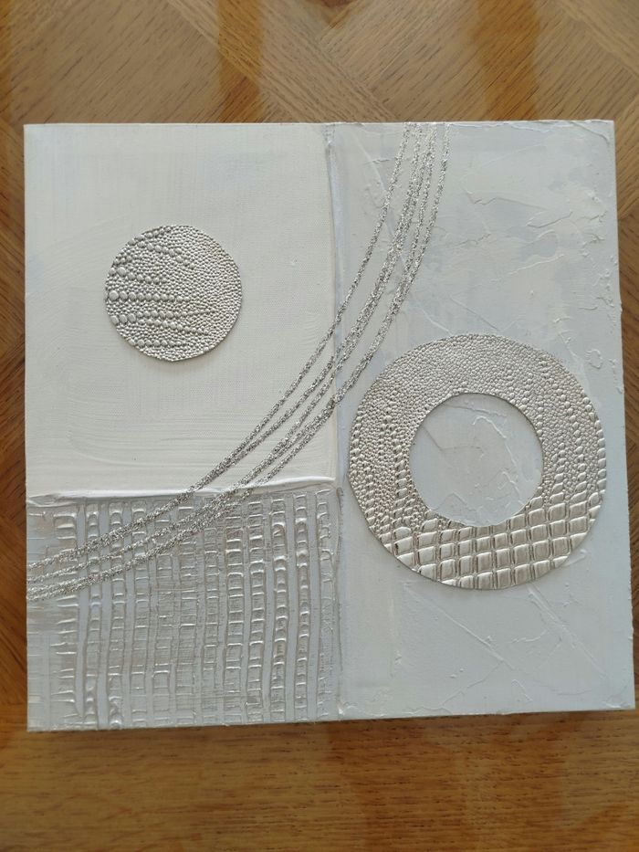 Lot de 2 cadres en toile 30 cm x 30 cm - photo numéro 2