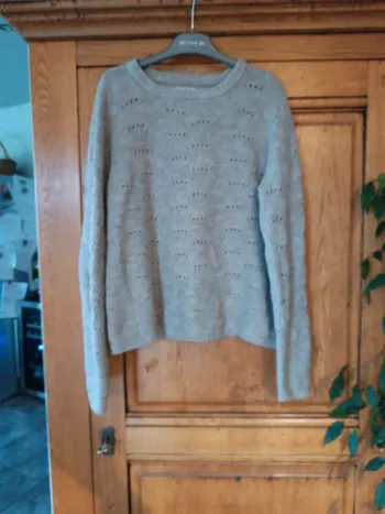 Pull femme marron clair Only