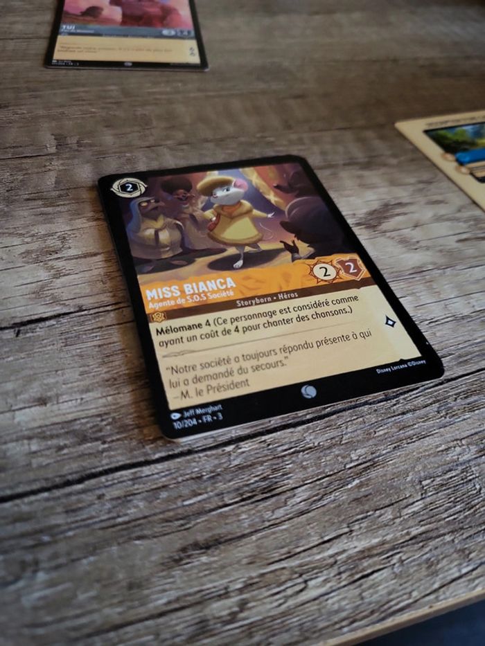 Carte Lorcana Miss Bianca