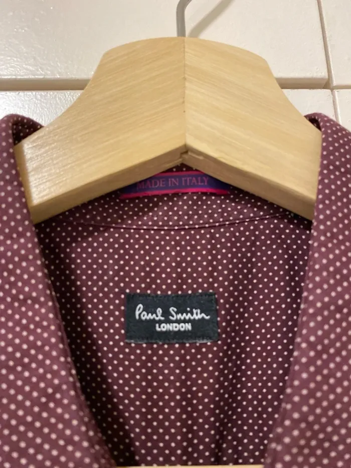 Chemise bordeaux Paul Smith taille 16,5/42 - photo numéro 11