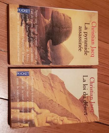 Trilogie "le juge d'Égypte" Christian Jacq