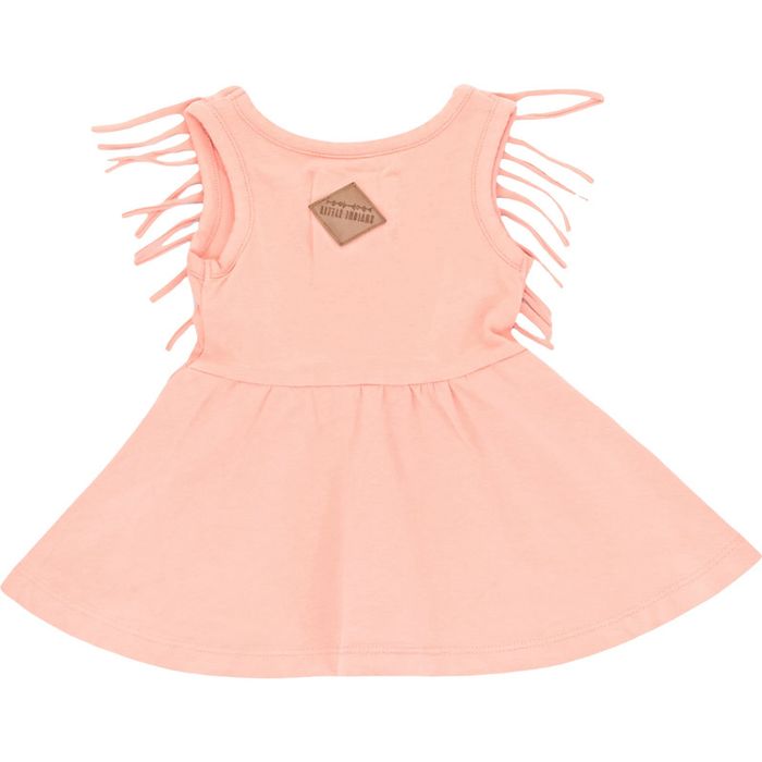 Robe sans manche 0-3 mois en coton bio Little Indians - photo numéro 2