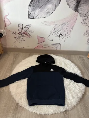 Pull à capuche le coq sportif 8 ans