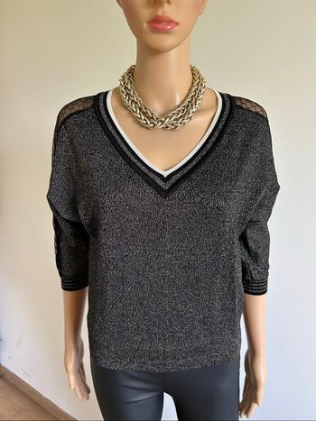 Pull fin à manches courtes Morgan taille XS comme neuf
