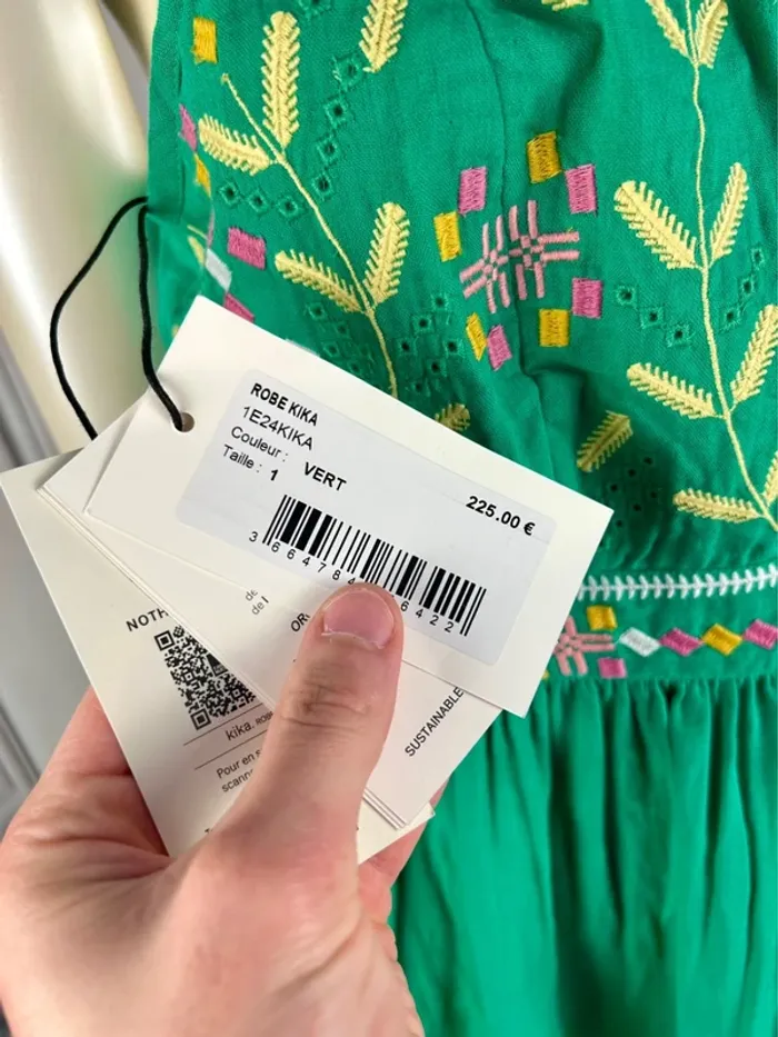 Robe courte Verte Ba&sh T.1 / S neuve - photo numéro 4