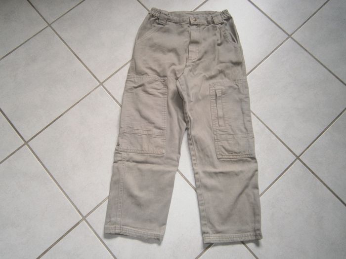 Pantalon épais beige 8 ans