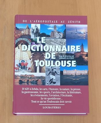 Beau Livre : Le dictionnaire de Toulouse Gérard Santier