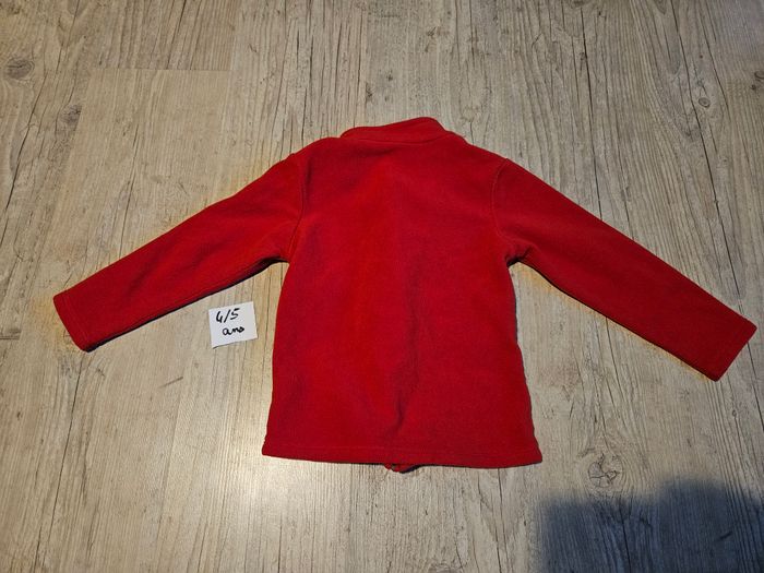 Veste polaire rouge garçon 4/5 ans - photo numéro 2