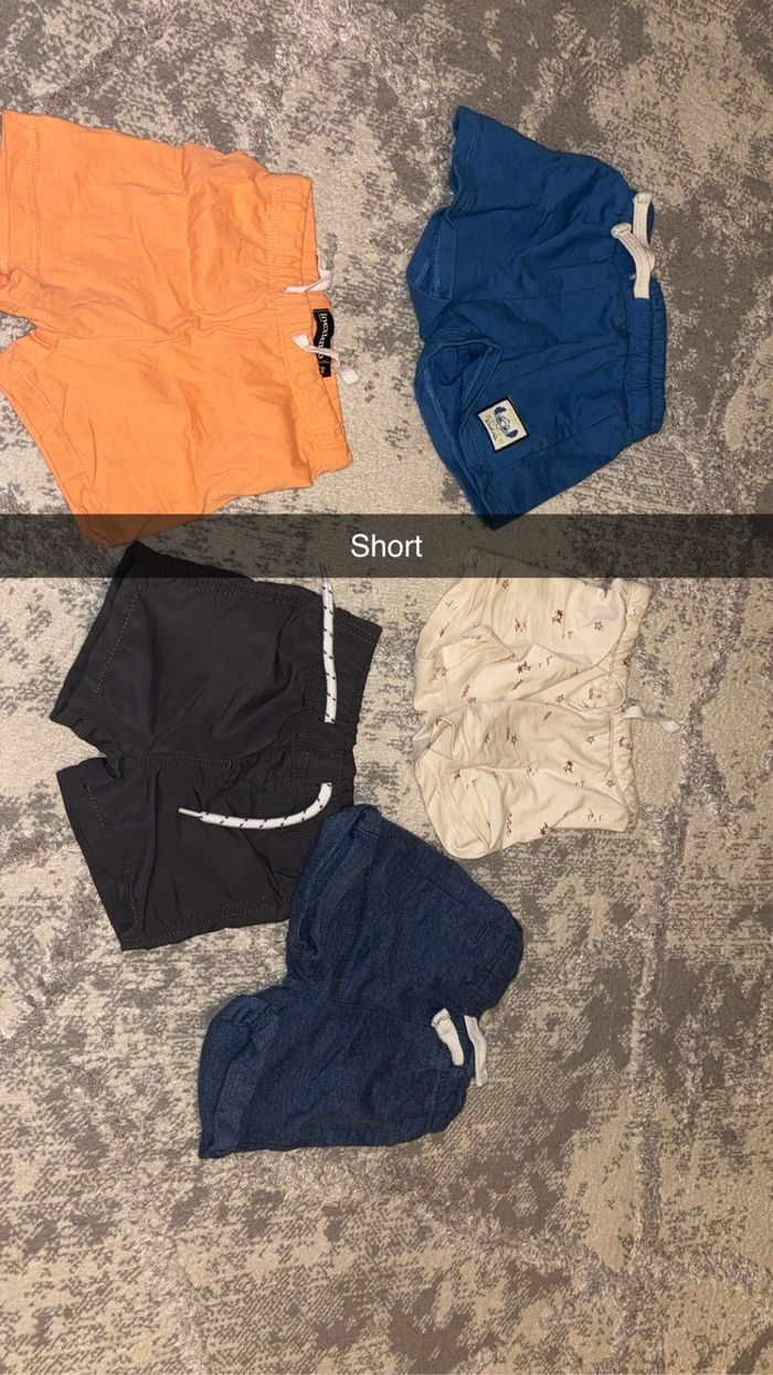 Lot short garçon