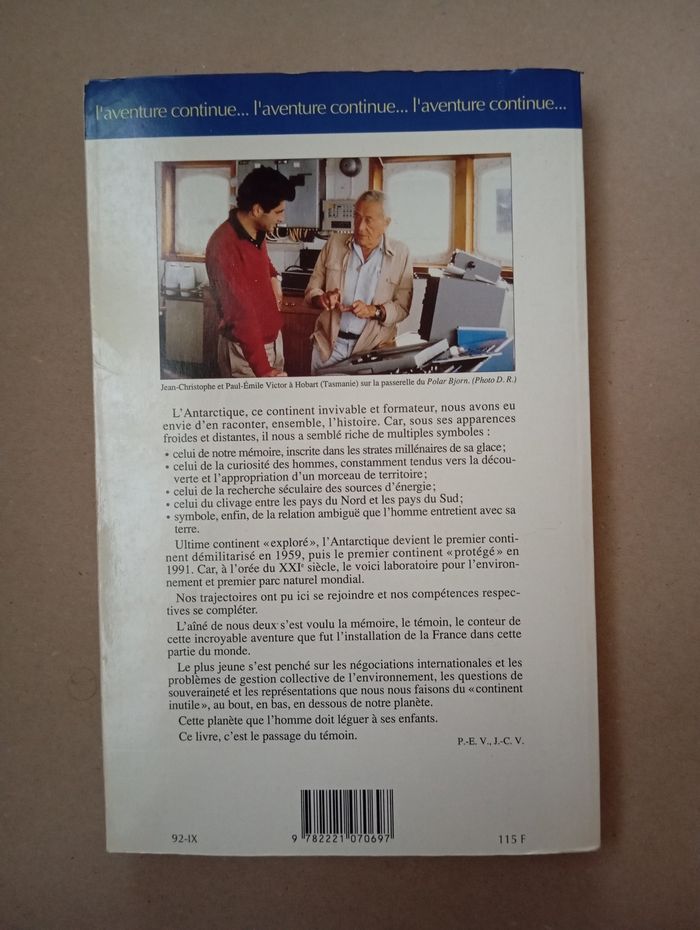 Paul - Émile Victor, Jean - Christophe Victor - photo numéro 2