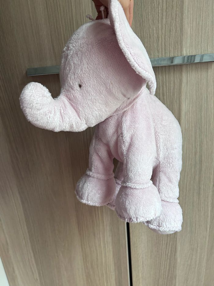 Peluche Ferdinand l'éléphant Rose (25 cm) Tartine et chocolat - photo numéro 10