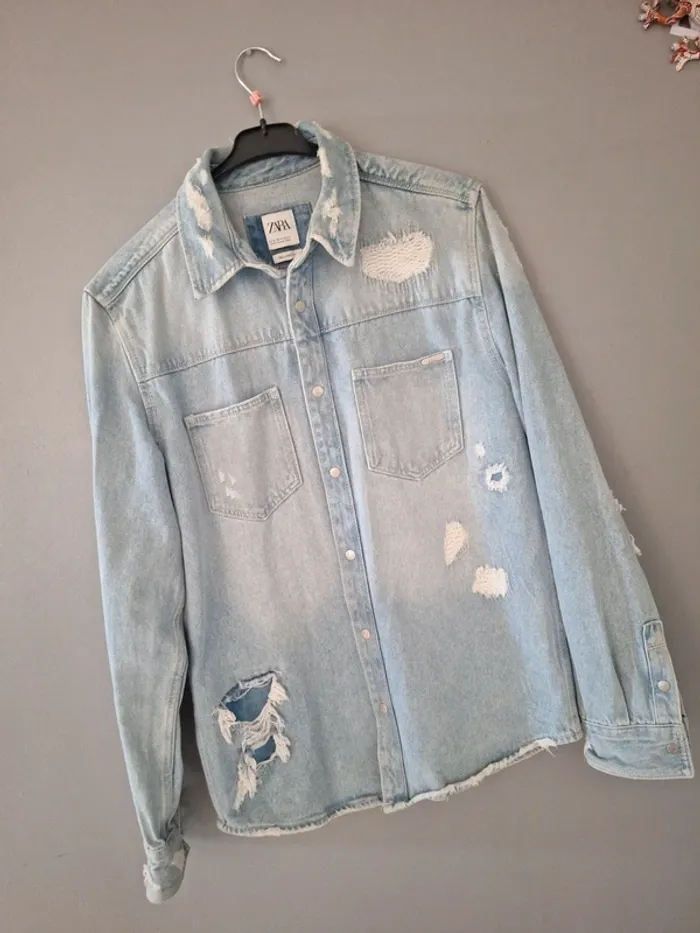 Chemise jeans