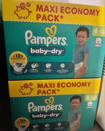 Pampers baby dry T6 (160 couches)