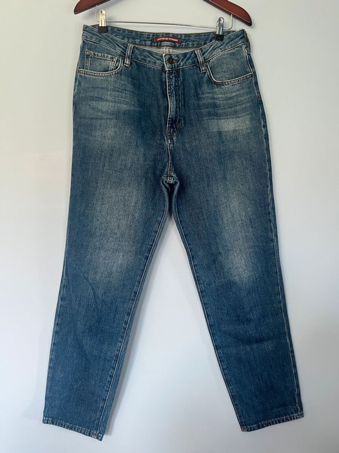 Jean bleu Comptoir des Cotonniers – Taille 42 / XL, poches & anneaux ceinture - photo numéro 5