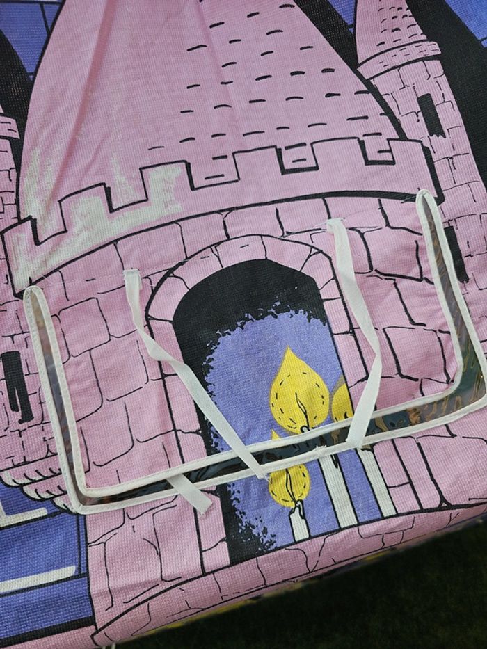 Cabane maison en toile la belle et la bête mundia disney vintage - photo numéro 8