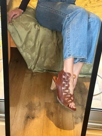 Chaussures talons ouvertes devant ✨