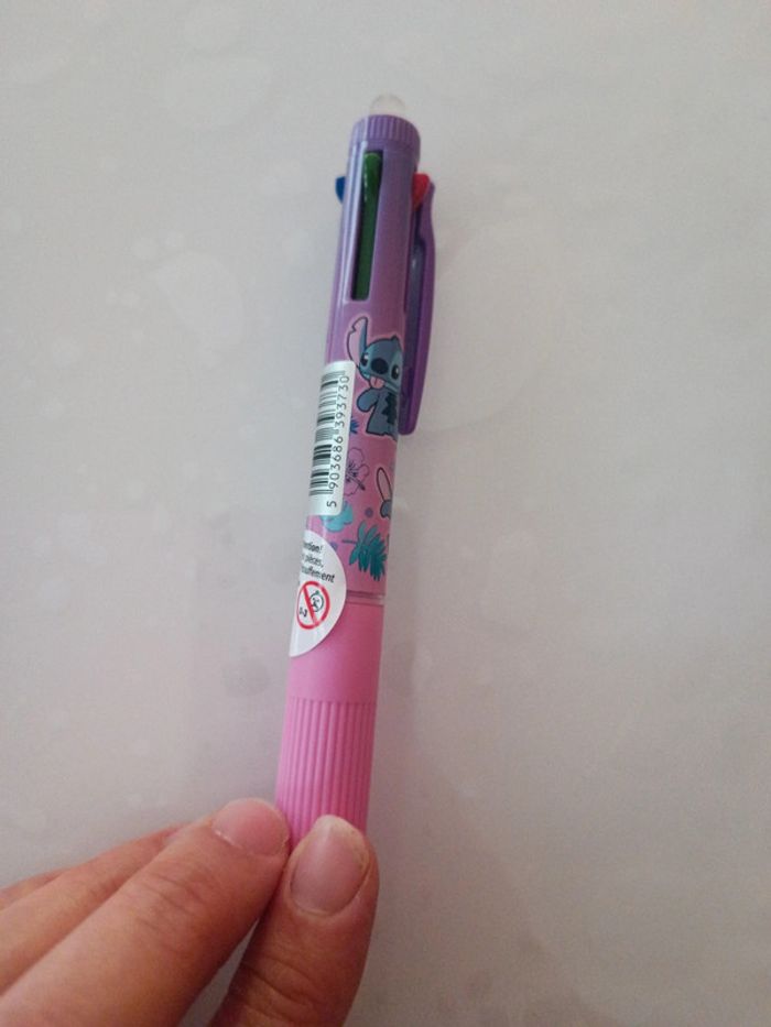 Stylo 4 couleurs stitch - photo numéro 3