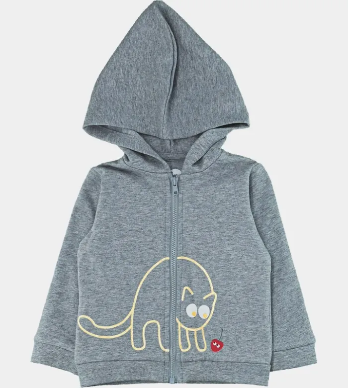 Sweatshirt 12 mois en coton bio La Queue du Chat