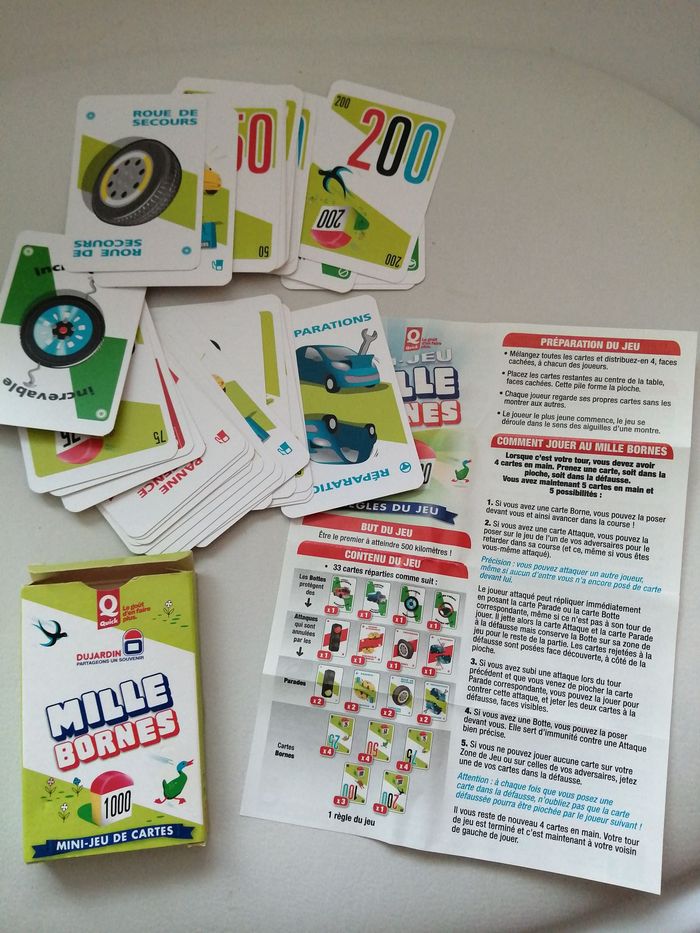 Lot de 5 petits jeux de cartes + stylo - photo numéro 6