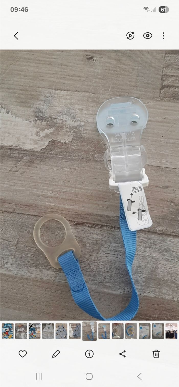 Attache tétines dodie - photo numéro 2