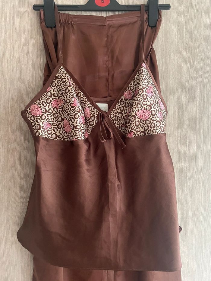 Pyjama 2 pièces marron - photo numéro 3