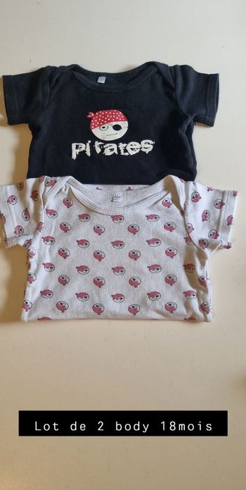 Lot de 2 body