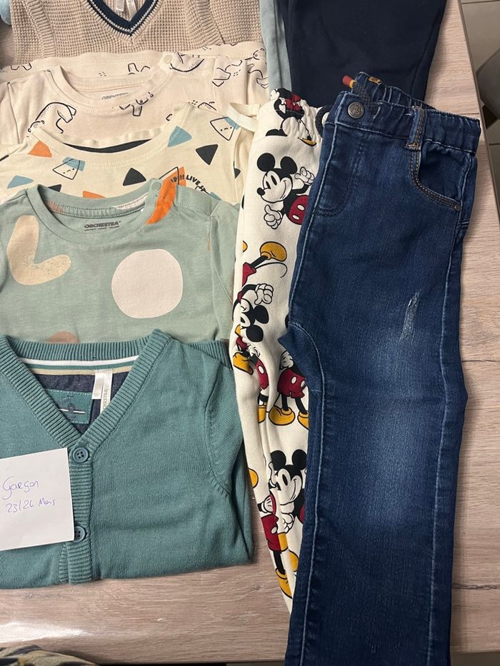 Lot vêtements garçon 23/24 mois - photo numéro 3