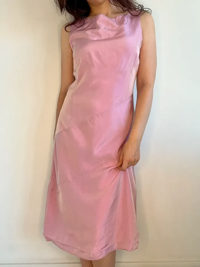 Robe y2k vintage rose taille M 🌸 - photo numéro 3