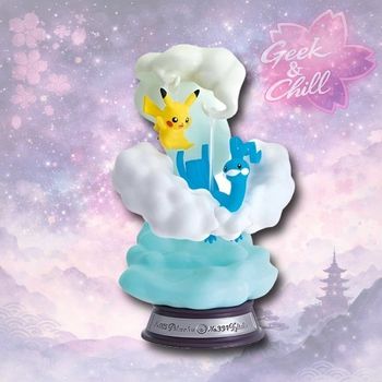 Figurine Re-Ment Pokémon - Swing Vignette 2 - Pikachu et Altaria