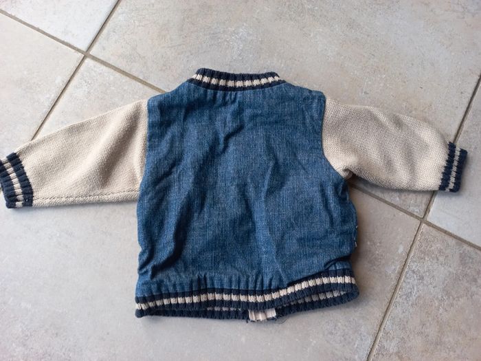 Pull gilet zippé 3 mois - photo numéro 4