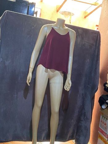 Top mim  bordeaux avec chêne taille34