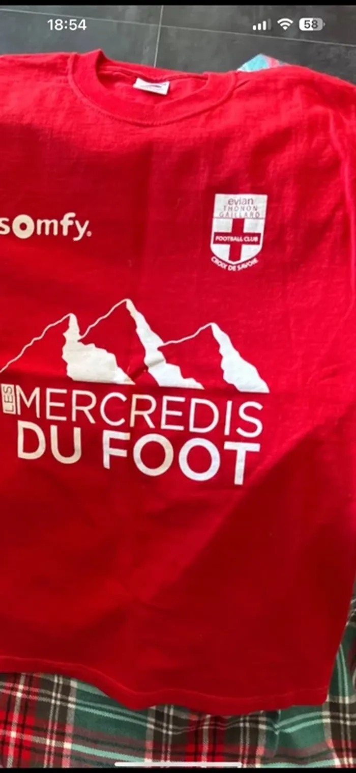 T-shirt publicitaire, foot neuf t S - photo numéro 5