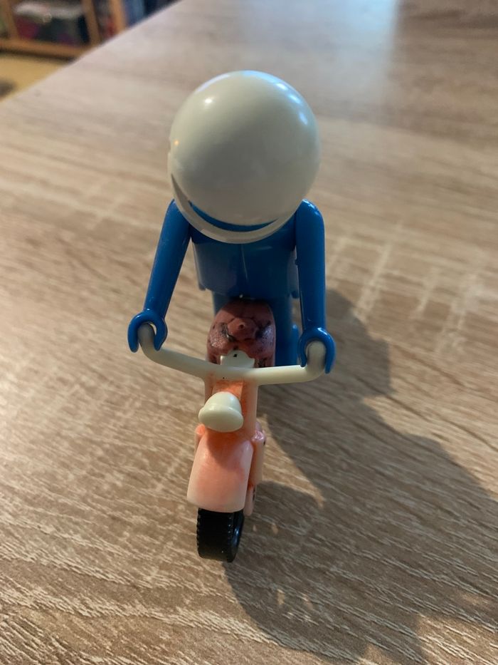 Playmobil et moto vintage - photo numéro 5