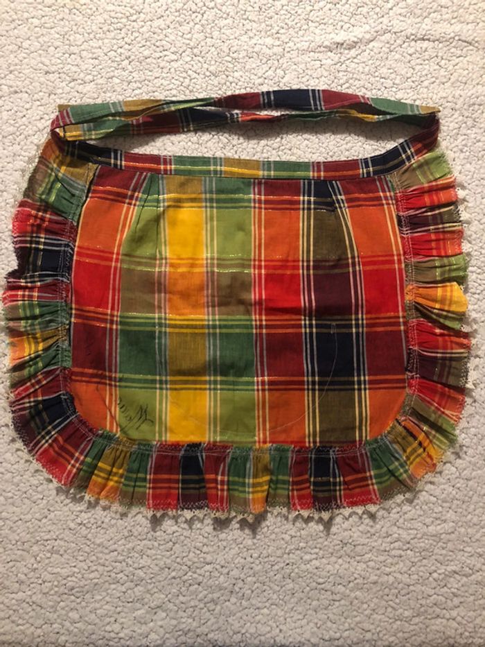 Tablier madras - photo numéro 2