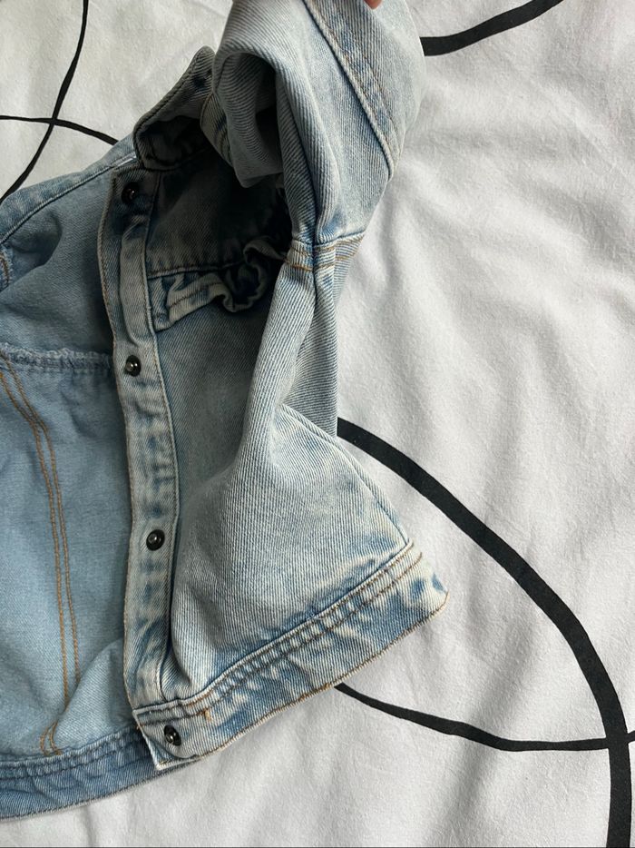 Veste en jeans fille - photo numéro 8