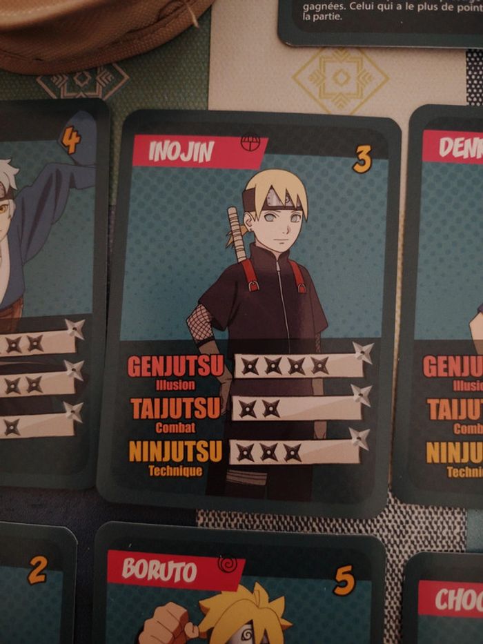 Lot cartes Boruto et pochette Naruto - photo numéro 3